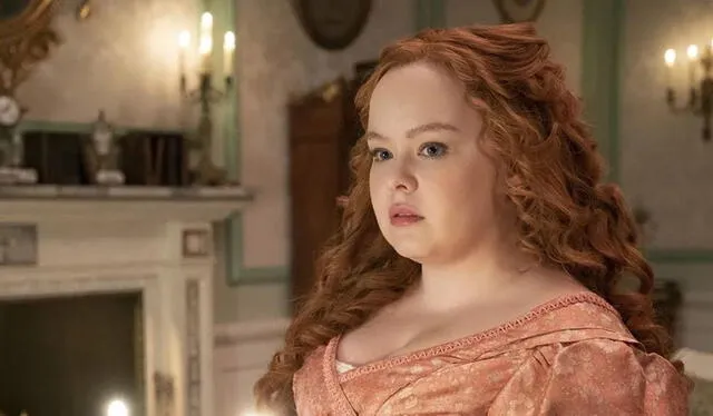 Nicola Couglan es Penélope Featherington en 'Bridgerton'. Foto: Netflix   