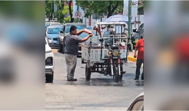 Las imágenes sorprendieron a miles, ya que era la primera vez que apagaban un incendio con una bebida de gas. Foto: composición LR/TikTok/@larepublica.pe Las imágenes sorprendieron a miles, ya que era la primera vez que apagaban un incendio con una bebida de gas. Foto: composición LR/TikTok/@larepublica.pe