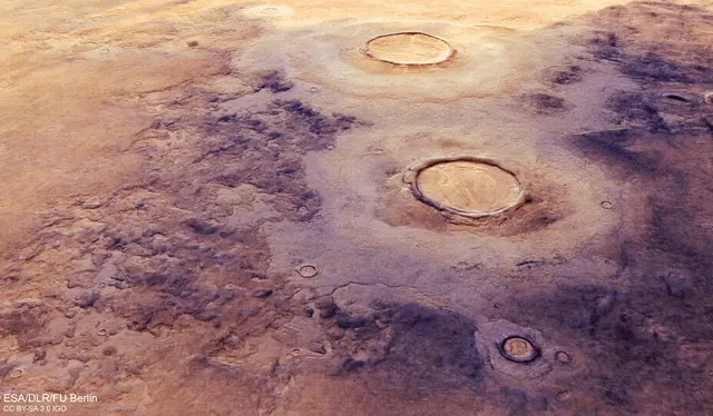  Imagen de la superficie de la región Utopia Planitia en Marte. Foto: ESA   