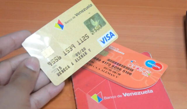 Las tarjetas de crédito del Banco de Venezuela se otorgan a personas con cuenta corriente o de ahorros activa. Foto: BDV   