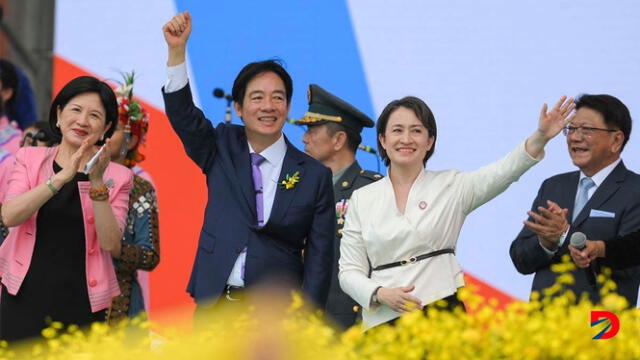  Las maniobras se producen tras la investidura del nuevo presidente taiwanés Lai Ching-te. Foto: AFP.   