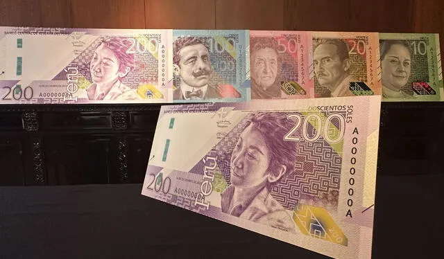 Nueva familia de billetes. Foto: Andina 
