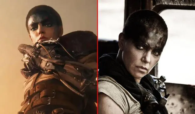  Anya Taylor-Joy interpreta los inicios de Furiosa, personaje que inmortalizó Charlize Theron en ‘Mad Max: furia en el camino’. Foto: composición LR/Warner Bros. Pictures    