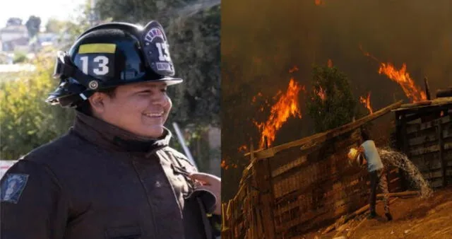  Francisco Mondaca, un bombero voluntario responsable de incendio. Foto: La Tercera   