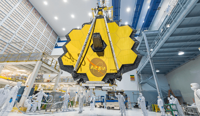 El telescopio James Webb fue lanzado al espacio el 25 de diciembre de 2021. Foto: NASA   