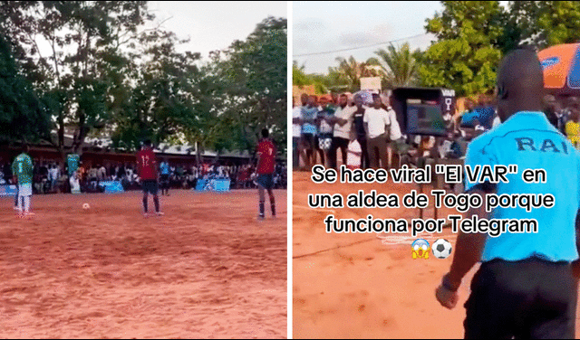  Usuarios en redes sociales destacaron cómo una solución tan sencilla podía resolver problemas que la tecnología más avanzada no logra superar. Foto: composición LR/TikTok/@Africafutbolera   