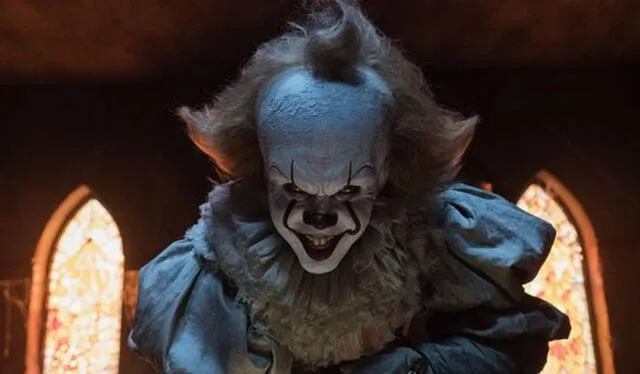 <strong>Bill Skarsgård</strong> como Pennywise. Foto: 'IT'   