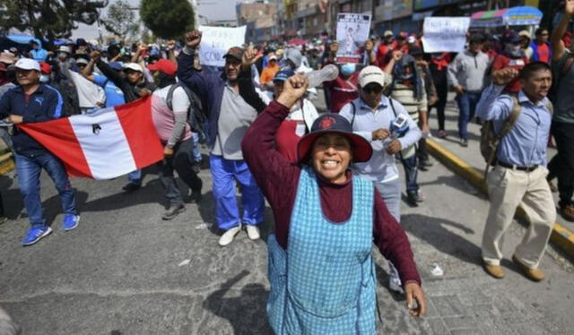 En enero del 2023 se realizó una Marcha de los 4 suyos. Foto: difusión   