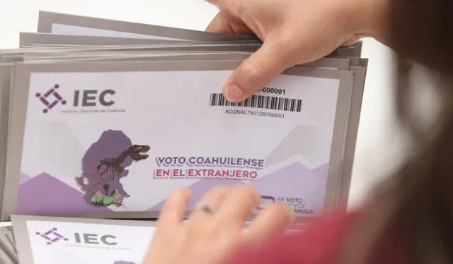  Votación postal implementada en las elecciones. Foto: Instituto Nacional Electoral   
