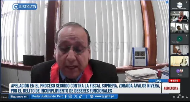 Fiscal supremo adjunto Alcides Velarde   