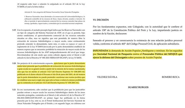  Resolución del Poder Judicial. Foto: X   