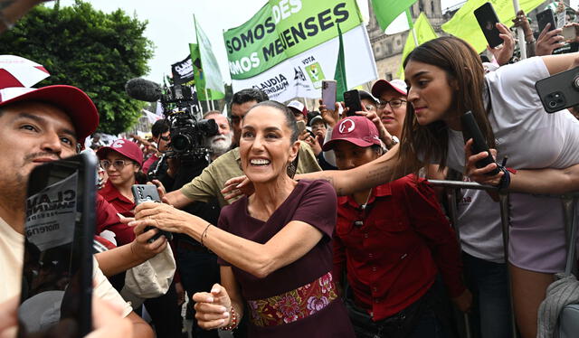 Claudia Sheinbaum Pardo se convertirá en la primera mujer en dirigir la presidencia de México. Foto: AFP   