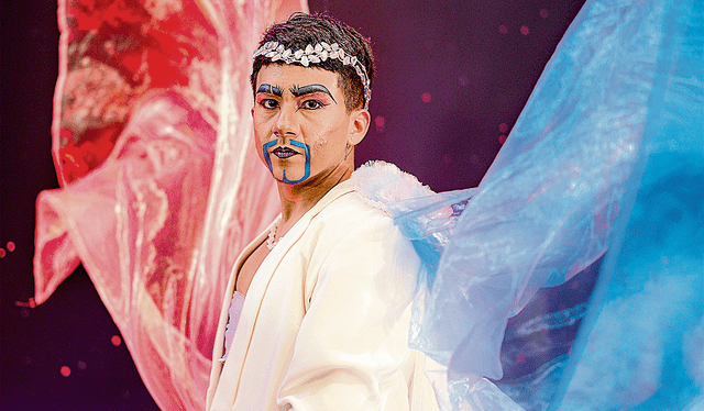  Drag King Alezz Andro interpretado por Luciano Bueno. Foto: John Reyes / La República   