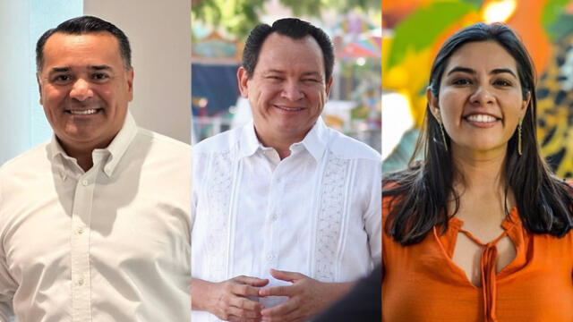 Los candidatos a gobernador del estado de Yucatán. Foto: CNN   