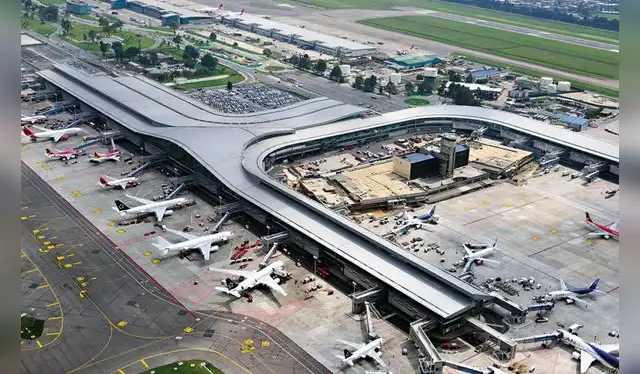 El Dorado es el aeropuerto más imponente y bello de Sudamérica. Foto: Pedelta El Dorado es el aeropuerto más imponente y bello de Sudamérica. Foto: Pedelta