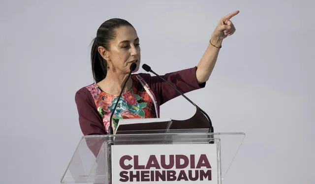  Claudia Sheinbaum es una de las candidatas favoritas a tomar el cargo presidencial. Foto: Los Angeles Times   