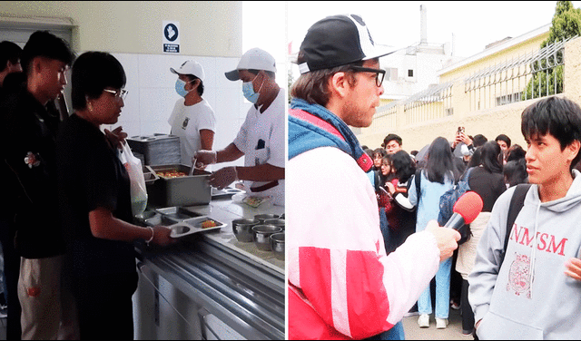  Además de las comparaciones de comida, los estudiantes alertaron sobre la seguridad en las inmediaciones del comedor. Foto: composición LR/YouTube/Henry Spencer   