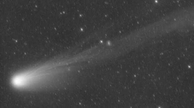 El Proyecto del Telescopio Virtual capturó al 'cometa del Diablo' en Toscana, Italia. Foto: Proyecto del Telescopio Virtual   