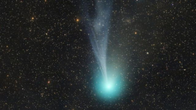 El 'cometa Diablo' en su aproximación máxima a la Tierra. Foto: NASA   