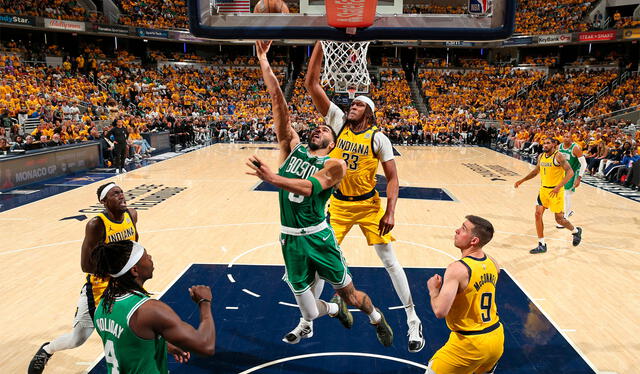 Los Boston Celtics despacharon a los Indiana Pacers en la Final del Este. Foto: AFP   