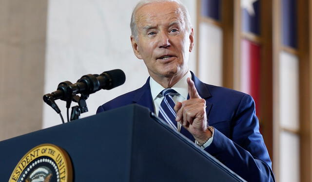  Joe Biden, presidente de los Estados Unidos rechaza guerra en Gaza. Foto: ET   
