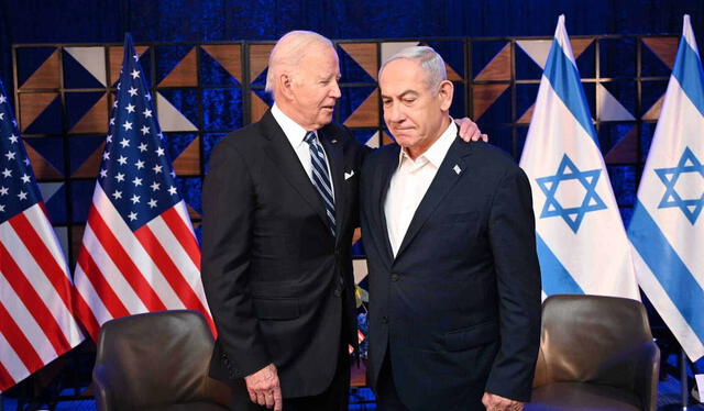 Biden y Benjamín Netanyahu. Foto: CNN    