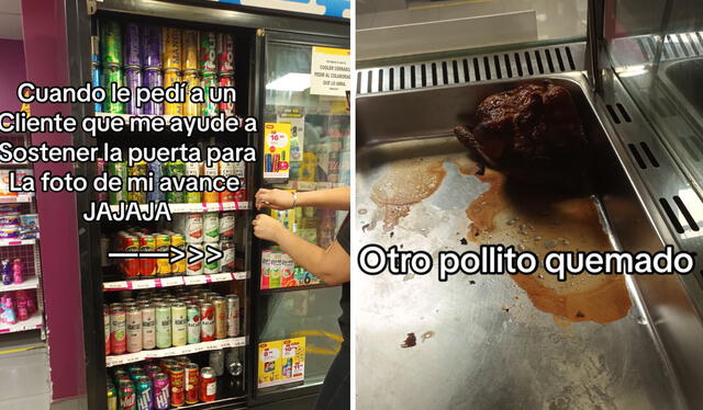 Extrabajadora contó anécdotas en tienda. Foto: TikTok    