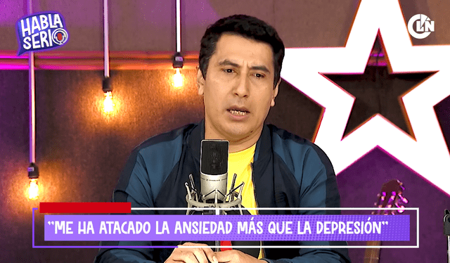 Armando Machuca cuenta cómo superó la ansiedad. Foto: captura de pantalla/Habla Serio   