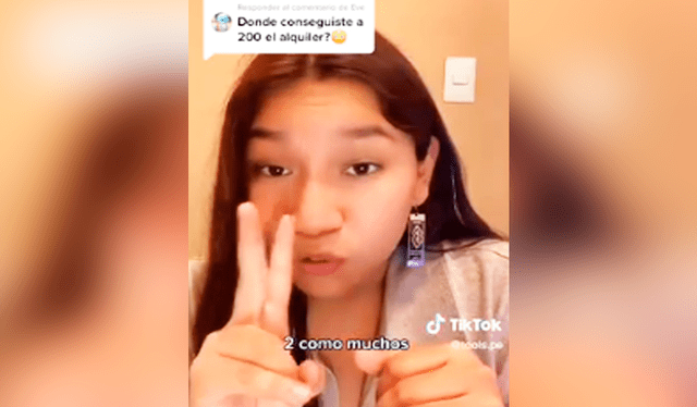  La muchacha contó que para encontrar el cuarto a 200 soles buscó primero en Marketplace, pero los costos no bajaban de 600 soles. Foto: composición LR/TikTok<br>   