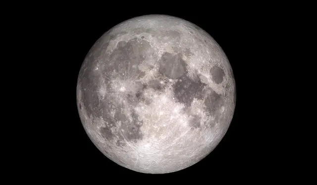 La Luna es el quinto satélite más grande del sistema solar. Foto: NASA   