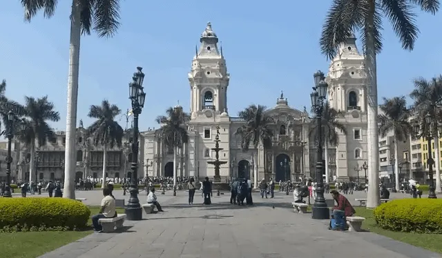  Extranjeros quedaron maravillados con el Centro Histórico de Lima. Foto: captura de YouTube.    