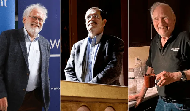  Anton Zeilinger, Alain Aspect y John F. Clauser, ganadores del Nobel de Física 2022. Foto: El País   