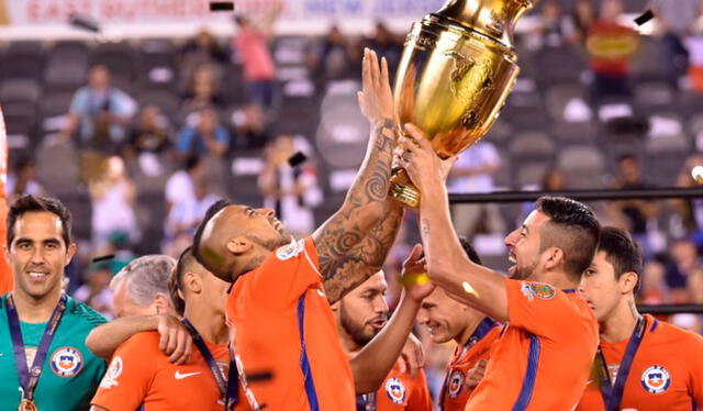  Chile fue campeón de la Copa América en las ediciones de 2015 y 2016, ambas frente a Argentina. Foto: AFP    