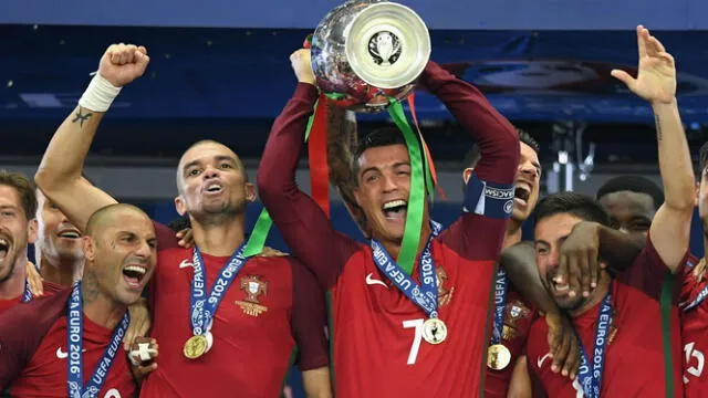  Portugal se coronó campeón de la Eurocopa 2016. Foto: Goal.com 