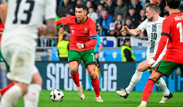 De la mano de Cristiano Ronaldo, Portugal espera llegar alto en esta Eurocopa 2024. Foto: AFP   