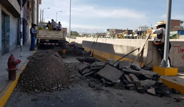 El tránsito en el tramo afectado quedará suspendido. Foto: Wilder Pari   