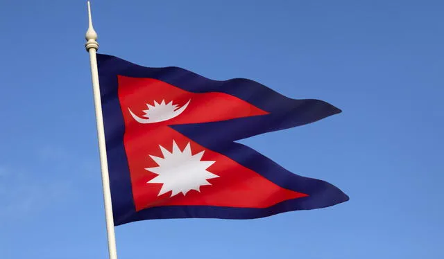 La bandera de Nepal es una de las más singulares del mundo. Foto: Mundo Deportivo   