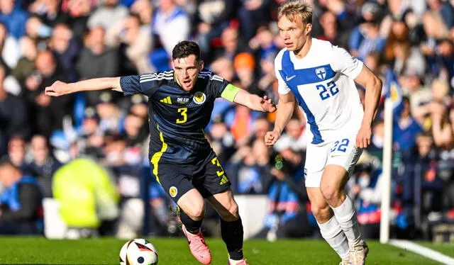  Escocia igual a dos goles con Finlandia en su último cotejo amistoso antes de la competición. Foto: One Football    