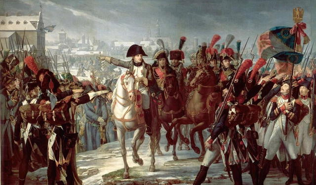  Napoleón llevó a cabo la famosa campaña Gran Armée contra Rusia, con la que buscaba dominar Europa continental. Foto: Oleo sobre lienzo    