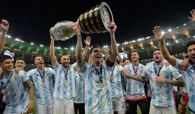  Argentina ganó una nueva estrella de Copa América en Brasil. Foto: AFA   