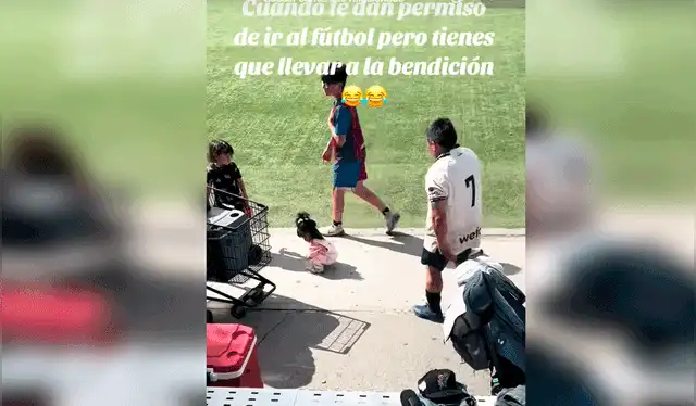  Usuarios en redes sociales no dudaron en elogiar la responsabilidad del hombre de no desatender a su hija. Foto: composición LR/TikTok/@raffatf   