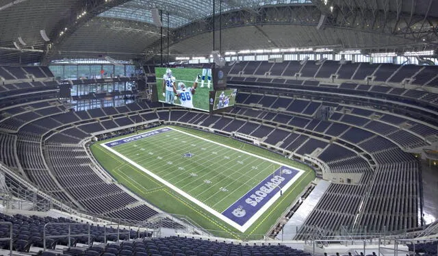  El AT&amp;T Stadium será el escenario de ‘El Clásico del Pacífico’ que disputarán Perú y Chile. Foto: Manhattan Construction    