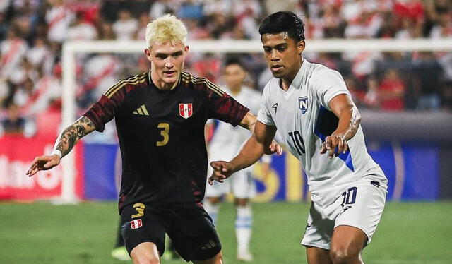  Oliver Sonne debutó en la selección peruana en la victoria por 2 a 0 frente a Nicaragua. Foto: Instagram @oliversonne    