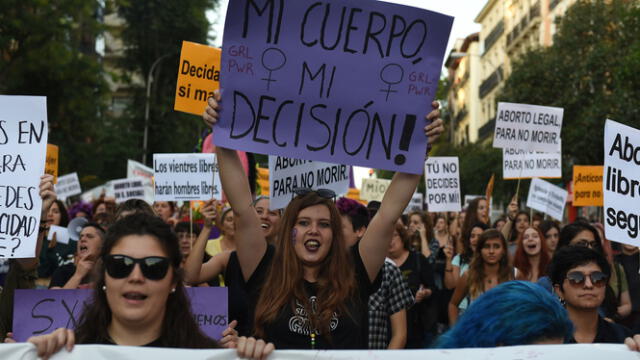 La reforma de la ley del aborto fue aprobada en España. Foto: El Diario   