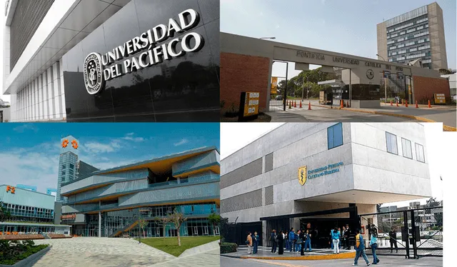 Las universidades peruanas no logran superar los 300 primeros puestos en estos ránkings. Foto: composición LR/Universidad del Pacífico/Universidad de Lima/PUCP   