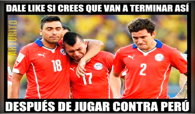  Los memes del partido Perú – Chile ponen el toque de humor al Clásico del Pacífico. Foto: composición LR/X   