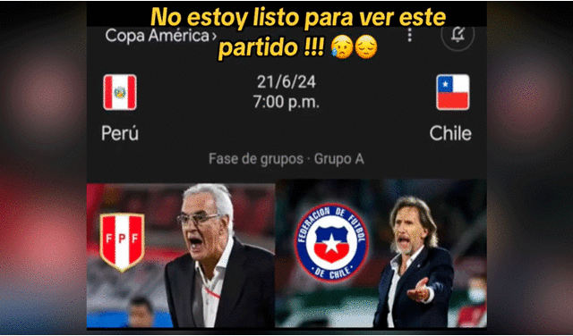  Los memes del partido Perú – Chile han puesto el toque de humor al Clásico del Pacífico. Foto: composición LR/X    