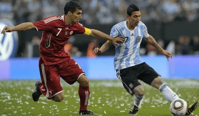  La única vez que se enfrentaron Argentina y Canadá fue en un partido amistoso. Foto: Libero   