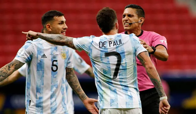 Jesús Valenzuela ha arbitrado a Argentina en seis ocasiones. Foto: AFP   