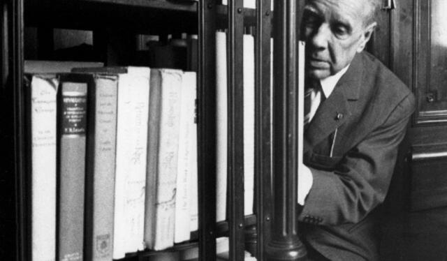 Retrato a Borges por Sara Facio. Foto: Gobierno de Argentina   